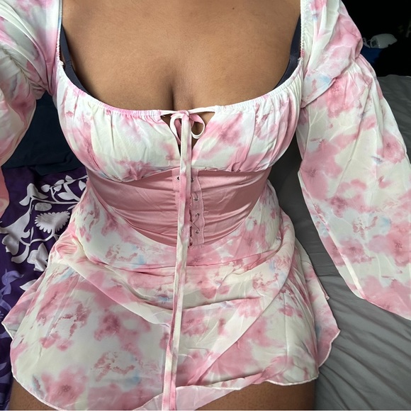 Plus Enchanted Moments Corset Minidress - Picture 11 of 15